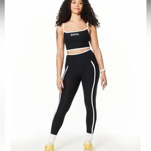 Beyond yoga spacedye new moves set x SoulCycle size small